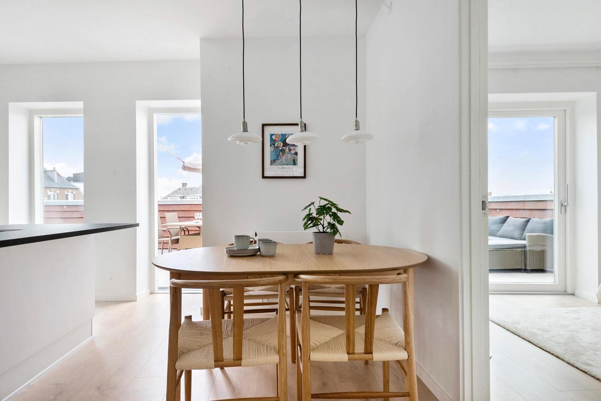 Leilighet Grand Penthouse With Private Rooftop Terrace Århus